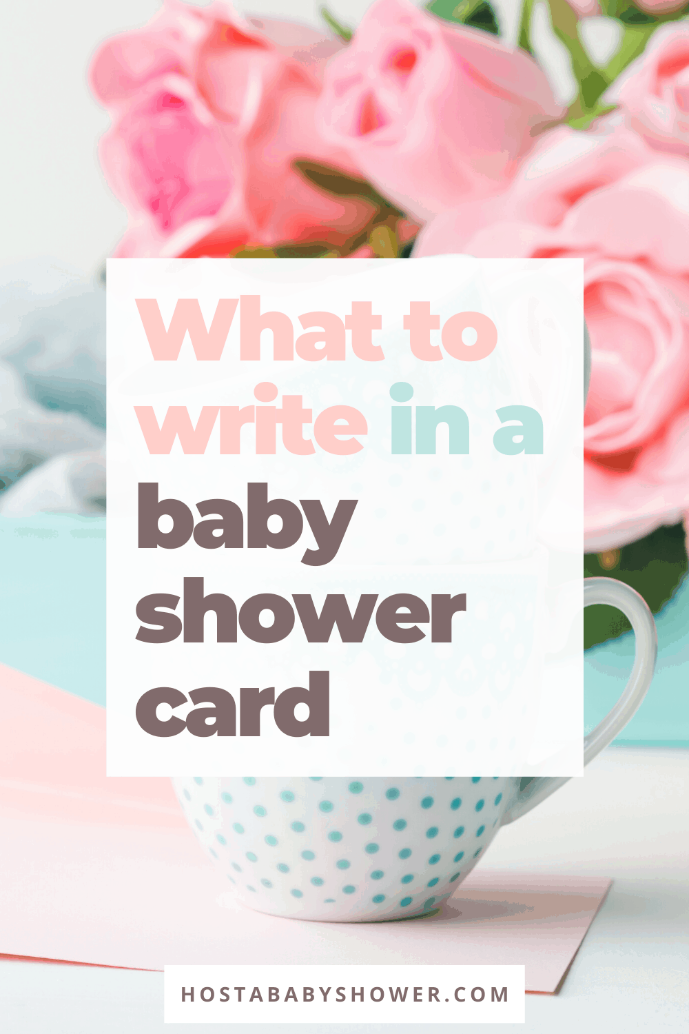 What To Write In A Baby Shower Card